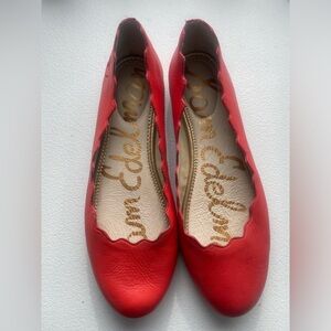 Sam Edelman Red Women's Flats